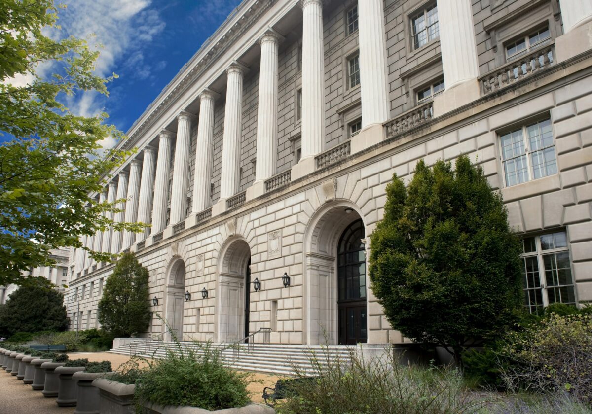 IRS building exterior area
